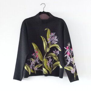 MAEVE (Anthropologie) the Carys sweater with flower design